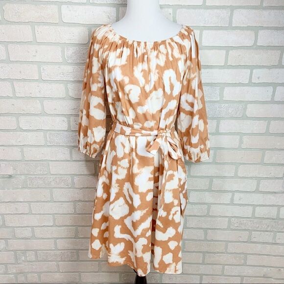 NWT Elizabeth & James Orange Tie Dye Dress XS P13 - Picture 1 of 8